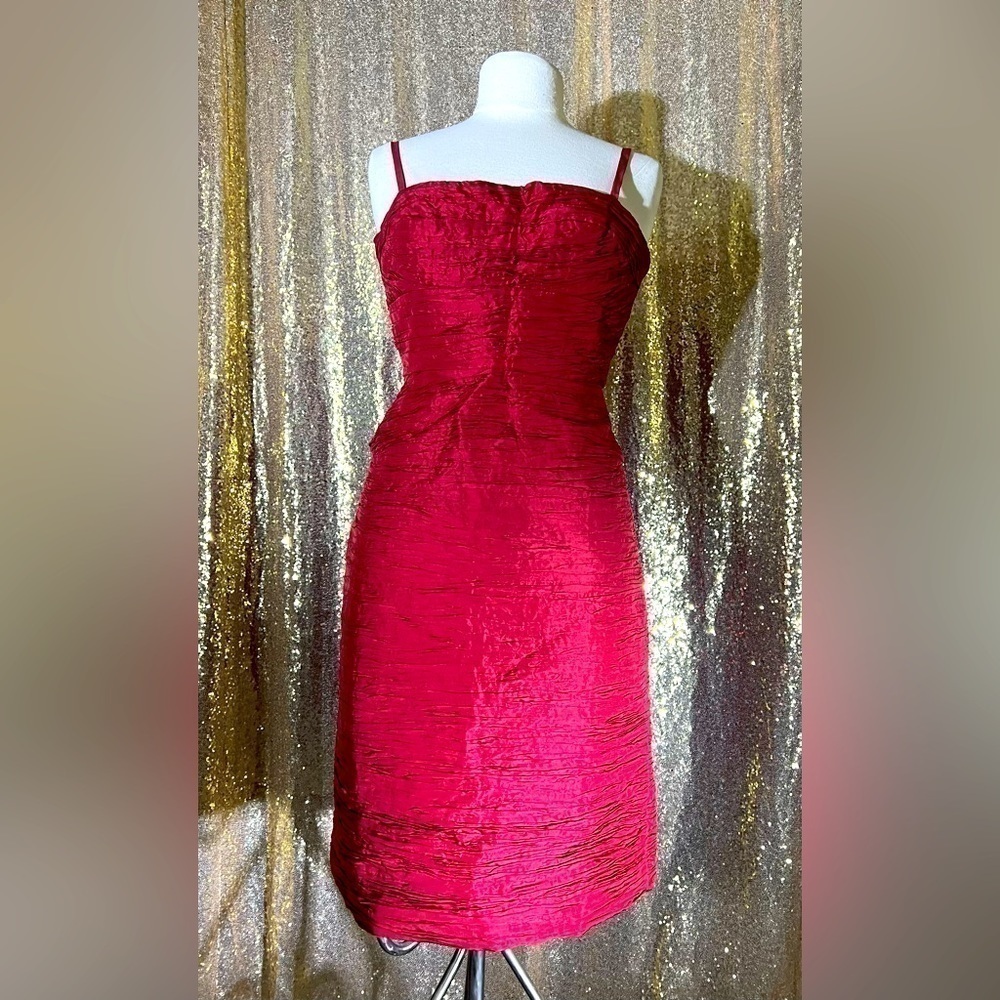 COPY - BCBG brick red/dark red dress size 4
